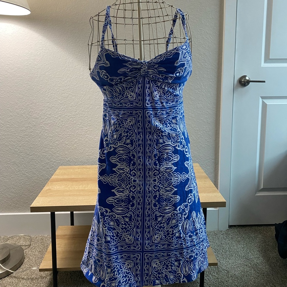 XS Tommy Bahama Maxi Dress Cotton With adjustable straps